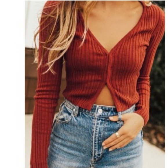 Cropped cardigan sweater - Picture 4 of 4